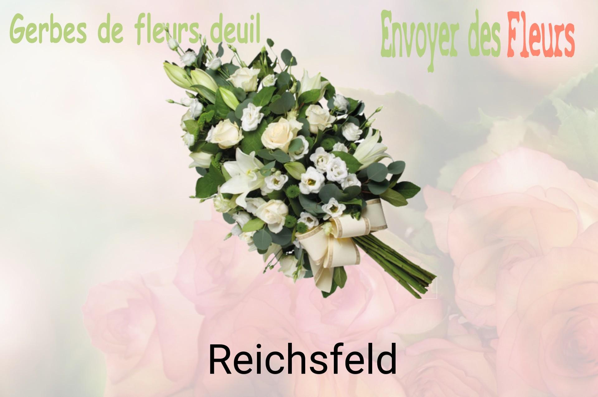 Gerbe de fleurs de deuil livrée à Reichsfeld